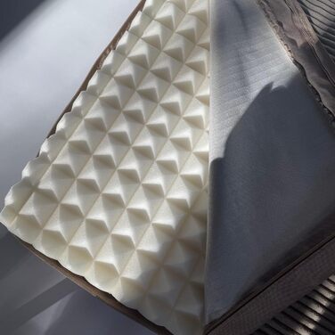 Ортопедичне велике ліжко для собак, подушка для собак, матрац для собак з пральною наволочкою, щадяще для суглобів, собаче ліжко/матрац з можливістю гравіювання імені (сірий, L 90 см x W 70 см x H 10 см)