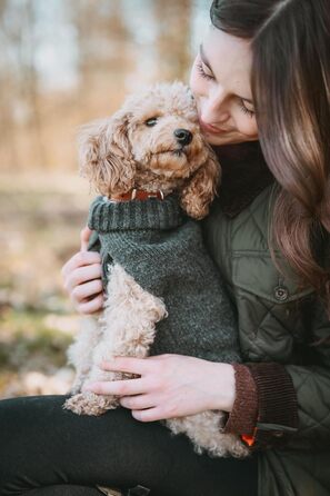 Hunter Hundepullover GENF - антрацитовий, розмір 50: теплий, м'який, з переробленого поліестеру