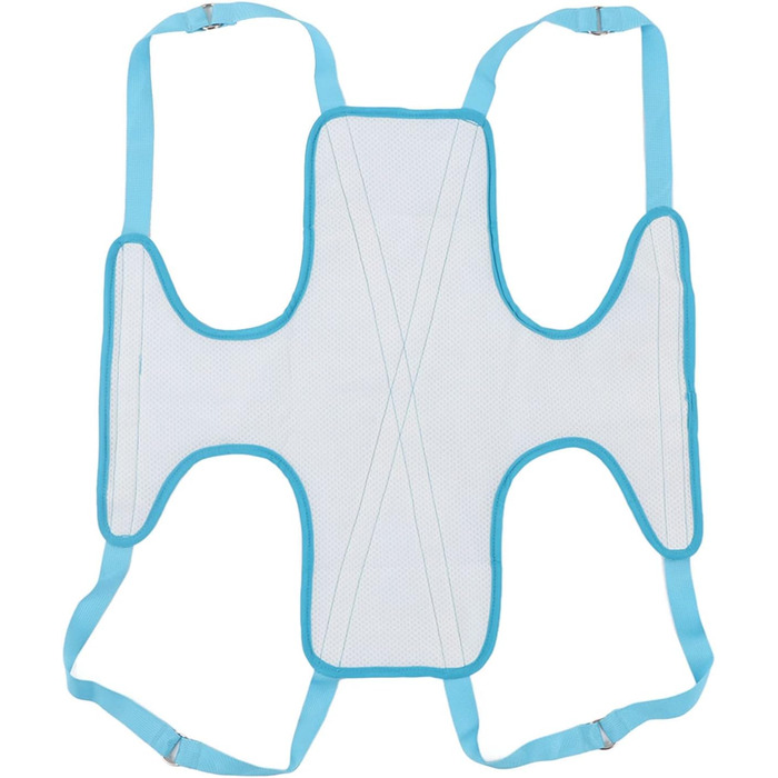 Гамак для домашніх тварин OKOVO, дихаючий, запобігає натиранню, регульовані ремені, шлейка для маленьких тварин (L), блакитний