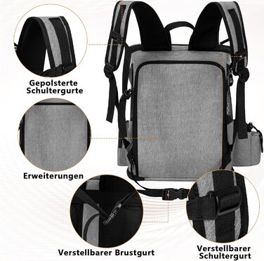 Рюкзак для собак OUUTMEE: переноска для маленьких собак, сірий, розкладне мережеве вікно, вантажопідйомність 10 кг