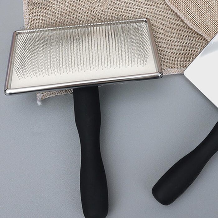 Гребінець для собак та котів: металевий масажний гребінець для вичісування підшерстка | Інструмент для грумінгу