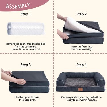 Ортопедичне лежанка для собак преміум-класу з піною 