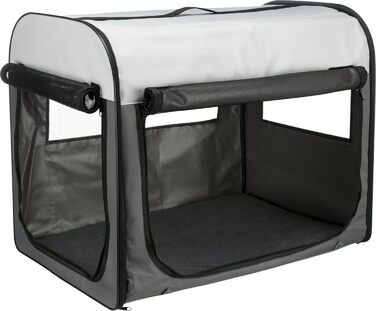 Мобільний переносний вольєр Trixie 39704, середній, 55×65×80 см, сірий