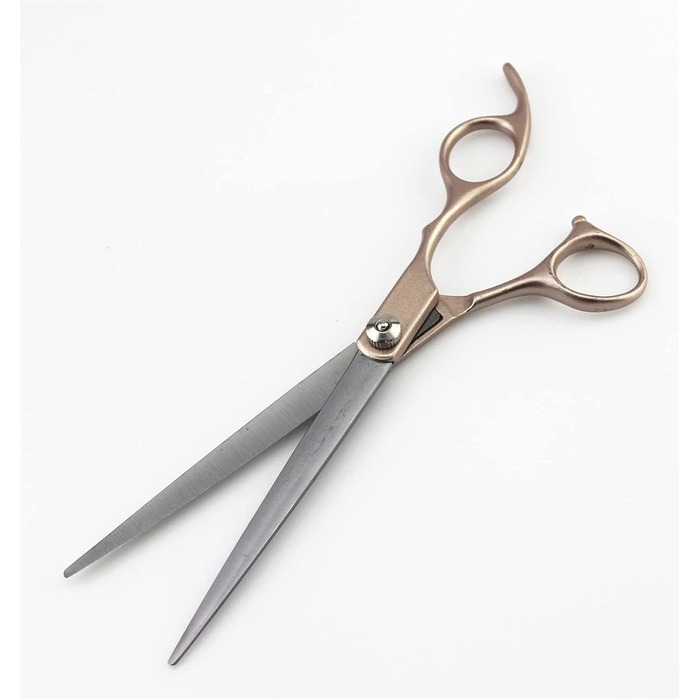 Професійний набір ножиць для грумінгу собак RWRAPS 7 дюймів з золотим руків'ям (ефектні ножиці)