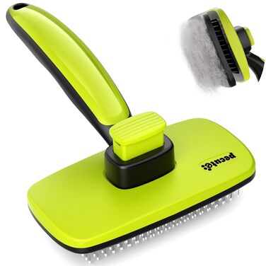 Перукарська щітка Pecute для собак та котів: видаляє підшерстя, масаж, самоочищення, для короткошерстих тварин