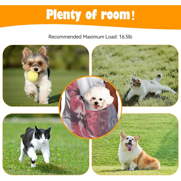 Сумка-переноска для тварин Huilin Technology, рожева, для котів та собак, для прогулянок та подорожей