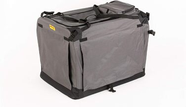 Транспортна переноска для собак та котів COOL PET сірого кольору, 102x69x80 см