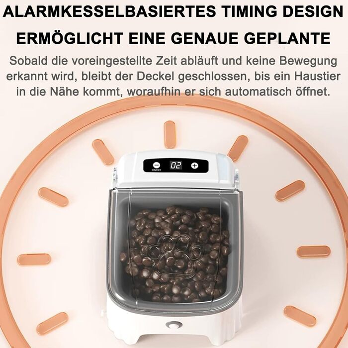 Автоматичний годівник для котів та собак Frienhund з таймером, велика ємність