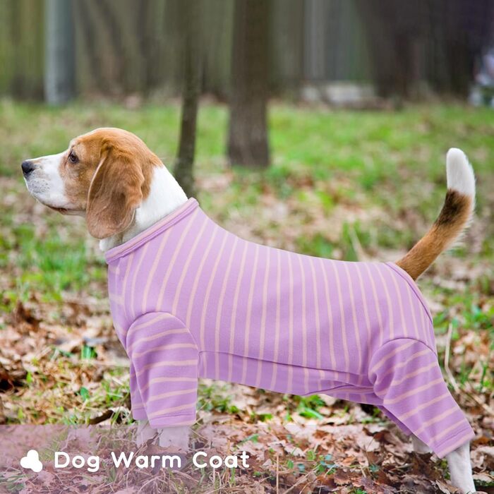 Теплий флісовий пуловер для собак, зимовий одяг для собак (Lila, L) L Lila