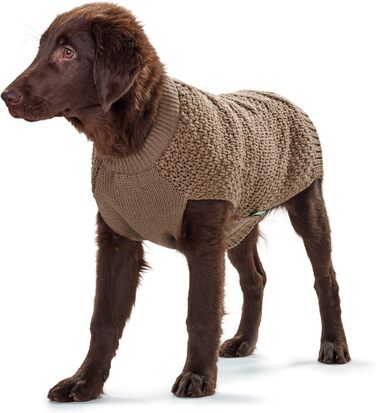 Теплий пуловер для собак HUNTER Malmö, бежевий, в'язаний, розмір 35