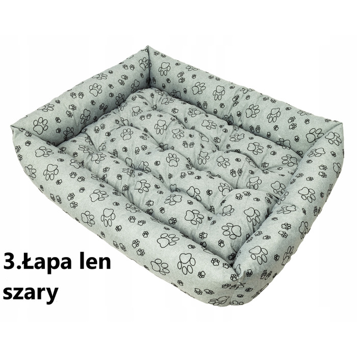 Ліжко-диван для собак Lagram, багатоколірний, 120 см x 90 см