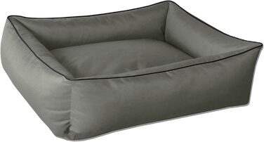 Лежак для собак BedDog MAX XXL, знімний чохол, сірий, для великих порід