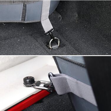 Сітка для собак BESTAOO, захисна перегородка для авто Jeep Wrangler JK/JL 2/4-дверний (2007-2022), оновлена версія, бар'єр на заднє сидіння