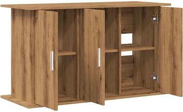 Стеляжка для акваріума vidaXL 81x36x73 см, дерев'яний каркас, тумба під акваріум, тумбочка для акваріума, тумба під акваріум (101 x 41 x 58 см, дуб, ручної роботи)