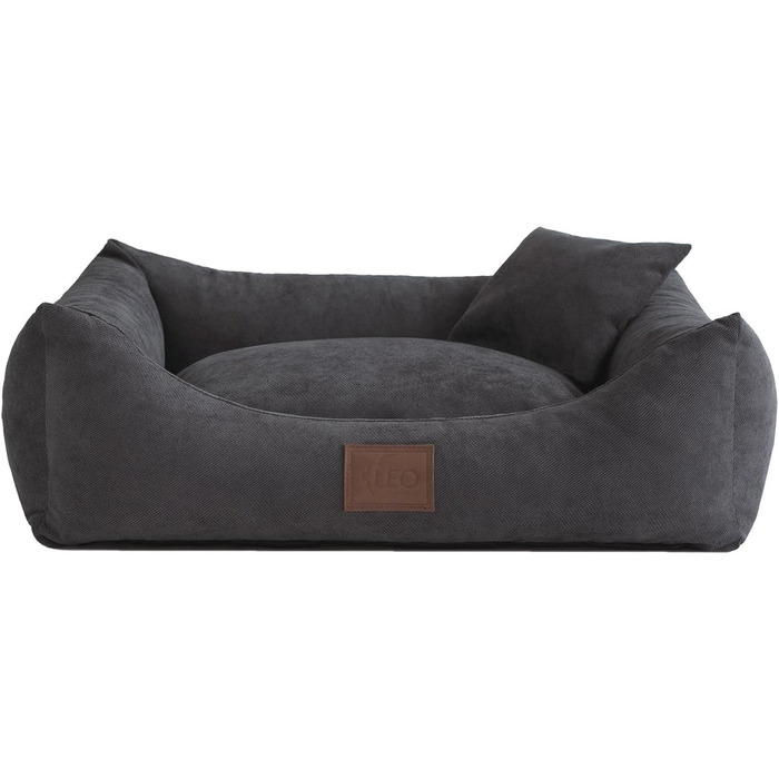 Лежак для собак Sofa Sun 80x60 см, коричневий – 6 розмірів, 4 кольори, м'яке собаче ліжко, килимок, диван, корзина