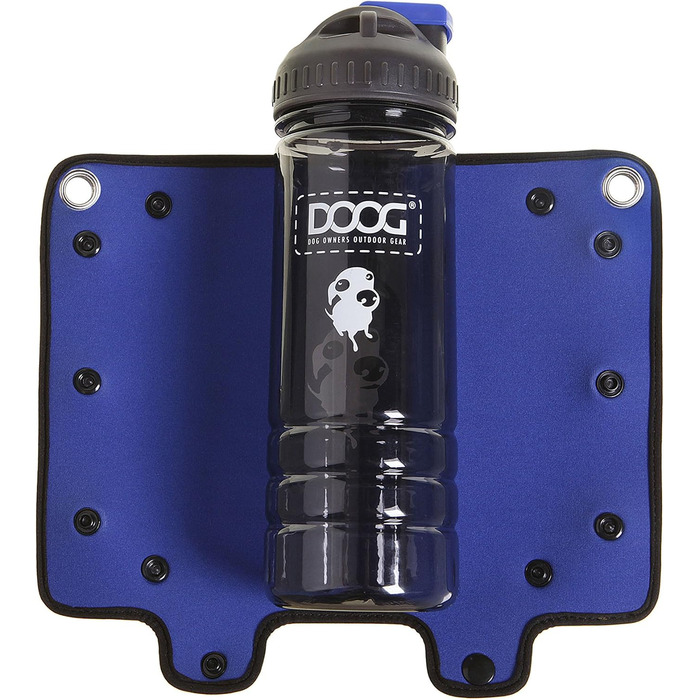 DOOG - Набір для прогулянок з собакою 3-в-1: пляшка для води, ізолятор та миска – блакитний, 8,5 x 3 x 3 см