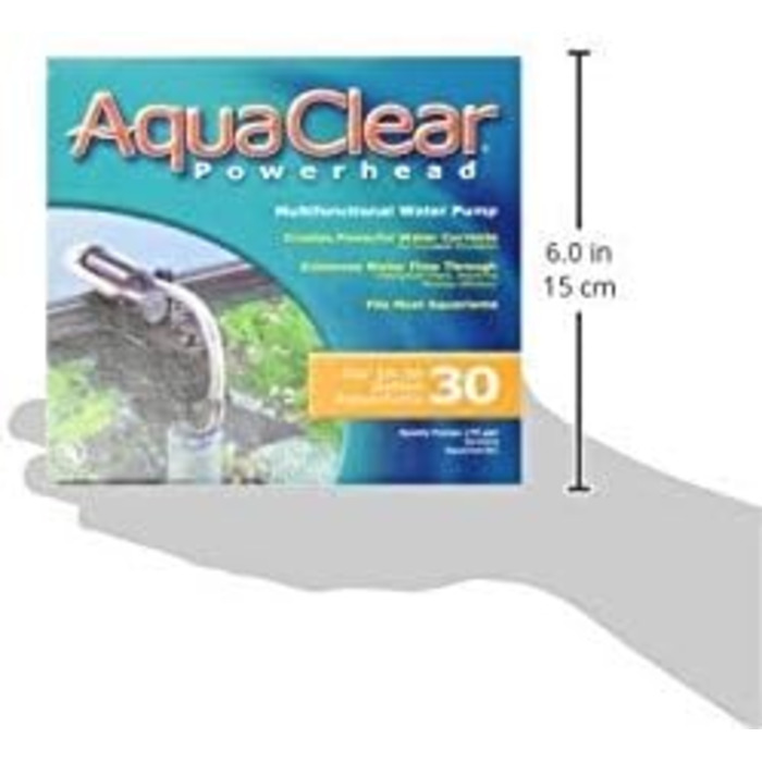 Помпа AquaClear Powerhead 30 для акваріумів 38-114 л, 5,5 Вт — циркуляційний, біо-, донний або швидкий фільтр