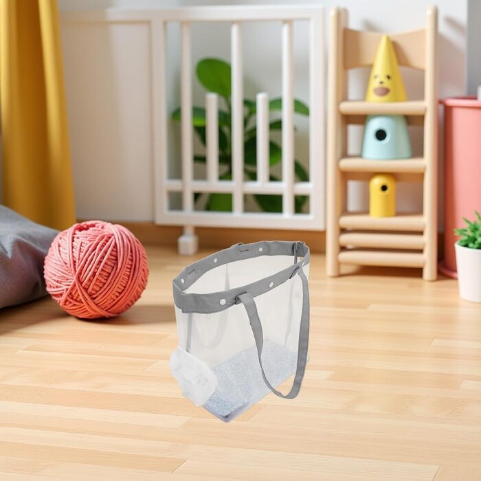 Транспортна сумка для котів та собак ORFOFE з дихаючого сіткоподібного матеріалу, 35x32x18 см, легка та портативна