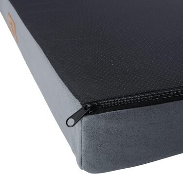 Ваше ліжко для собак GEAR Biella ортопедичне, еко-шкіра, миється, для суглобів, високий рівень комфорту (120x80x10 см)