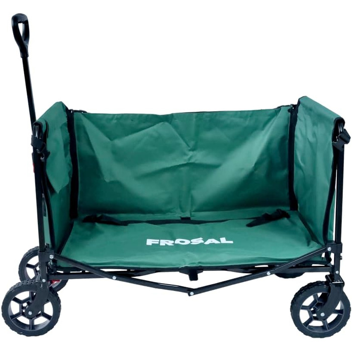Фросал Візок для собак Бруно, зелений, складний | Транспортний візок для тварин