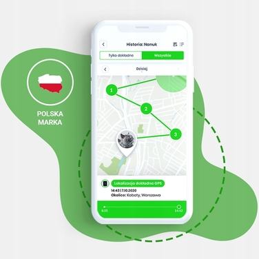 GPS-трекер для котів та собак: нашийник з додатком (українська/польська мова)