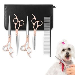 Набір професійних ножиць для грумінгу собак, набір ножиць для собак, ножиці для грумінгу тварин, професійні ножиці для собак