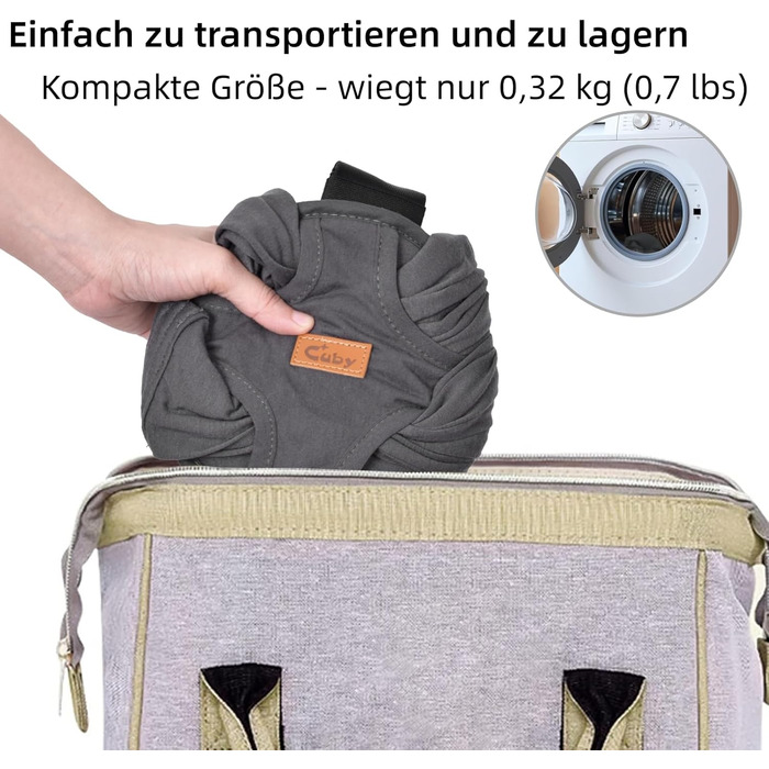 CUBY Сумка-переноска для собак, літня переноска для собак, рюкзак-переноска для собак, регульована переноска для цуценят, 10 фунтів (темно-сірий)