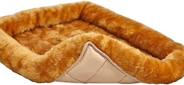 Лежак для собак і котів MidWest 46 см, м'яка подушка, кориця, для малих порід