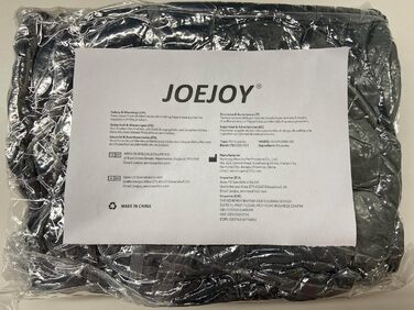 М'яке ліжко-лежак для собак середніх і великих порід JOEJOY, сіре, 76×61×23 см, плюш, знімний чохол, нековзке дно, для собак і котів, пране