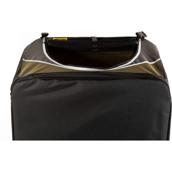 Транспортна переноска для собак та котів, 91х64х64 см, оливковий колір