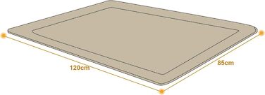 М'яка ковдра для собак та котів Raikou з плюшевою подушкою, 120x85 см, леопардовий принт