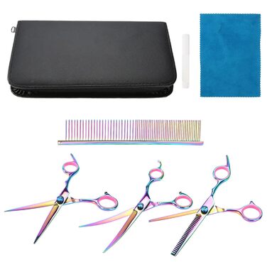 Професійна вигнута сепараторна ножиця для грумінгу собак та інших домашніх тварин