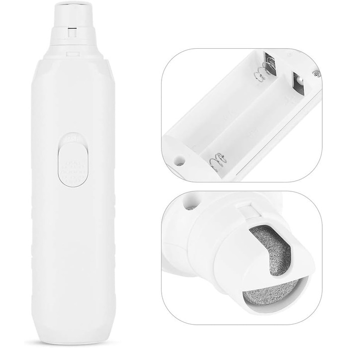 Електричний точилка для кігтів Yctze для собак та котів – тиха, безпечна, біла