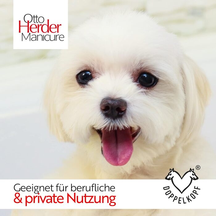 Ножиці для грумінгу собак Otto Herder, 16,5 см, професійні, нержавіюча сталь, з мікрозубцями