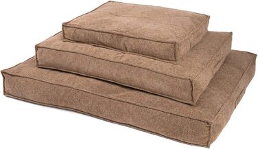 JAMAXX Преміум подушка для собак ортопедична, 90x70 см, коричнева. Зручний знімний чохол з високоякісного матеріалу Chinelle, м'яка наповнювач з Visco піни з ефектом пам'яті. Модель PDB1003 (M)