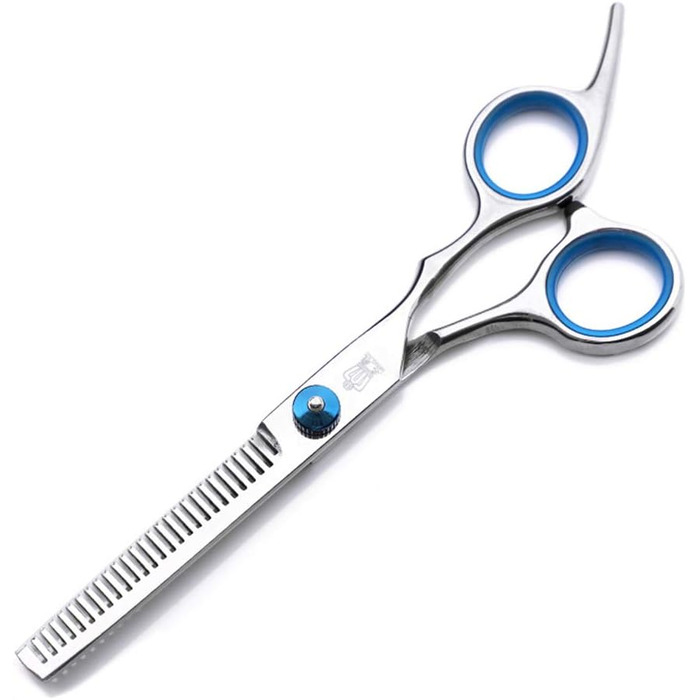 Набір професійних ножиць для грумінгу тварин 6.0 дюймів, нержавіюча сталь, прямі та зігнуті леза, ножиці для розрідження, для собак та котів