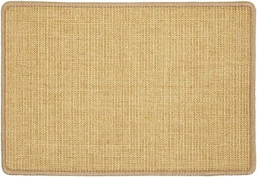 Килимок для котів з сизалю - міцний коврик-кігтеточка з 100% сизалю, бежевий (набір 2 шт., 40 x 60 см)