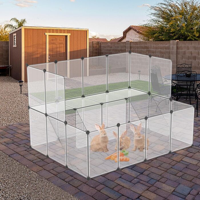 Клітка для дрібних тварин SUBTLETY 143x108x93 см: забіг для кроликів, хом'яків, морських свинок (DIY збірка)