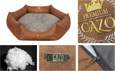 CAZO Преміум лежанка для собак та котів, діаметр 70 см, розмір M, LPMG0204/A