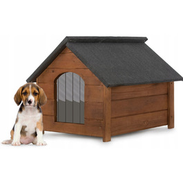 Будка для собак SandTropic, дерево, зовнішні розміри: 81 см x 68 см x 62 см