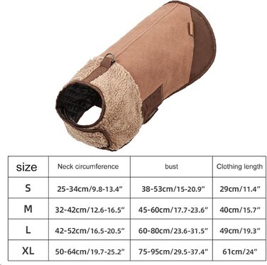 Зимова куртка для собак - тепла, регульована, для маленьких, середніх та великих собак. Ідеальна для прогулянок у сніг та на вулиці. Розмір S