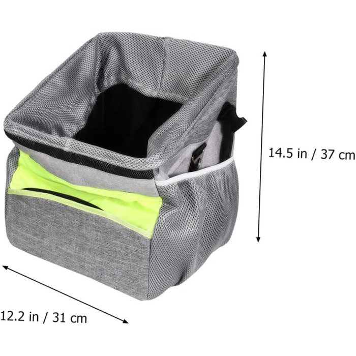 Фаркоп для велосипеда BESPORTBLE для тварин, складаний, переноска для собак, з ручкою, оксфордська тканина, економія місця