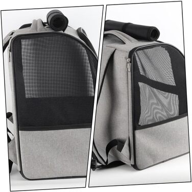 Транспортна сумка для домашніх тварин SHINEOFI з великим об'ємом, дихаюча, рюкзак для котів з практичними кишенями, зручний для подорожей