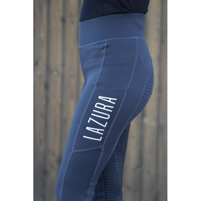 Легінси для верхової їзди Lazura Emilia для дітей та жінок | Термо-леггінси з флісовою підкладкою та силіконовим повним обхватом | Легінси для дівчаток та хлопчиків, розмір 38, колір Asphalt