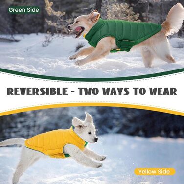 Зимовий теплий дощовик для собак великих порід Lelepet, XL (зелений)