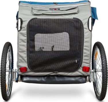 PetSafe Happy Ride - велосипедний причіп для собак, розмір L, до 13,6 кг, з сіткою та відбивачами