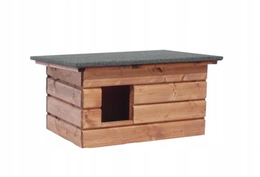Будка для собак Cisana, дерево, зовнішні розміри: 80 см x 60 см x 68 см
