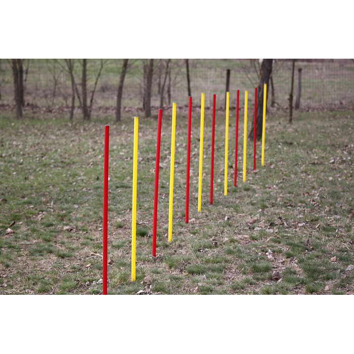 Набір для тренувань Wuzzmann Agility - Слайт-конуси (12 шт), червоно-жовтий