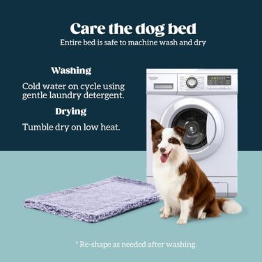 Міцне собаче ліжко Stoutwool – м'яка та надійна підстилка в собачу будку – стійка до пошкоджень, для агресивних собак, легко миється, ідеально для маленьких порід, розмір 58 x 41 x 5 см, Jacaranda