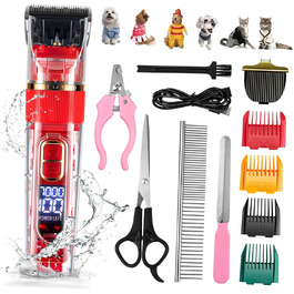 Триммер для собак та котів BESPORTBLE: бездротовий, тихий, з LED-дисплеєм та аксесуарами